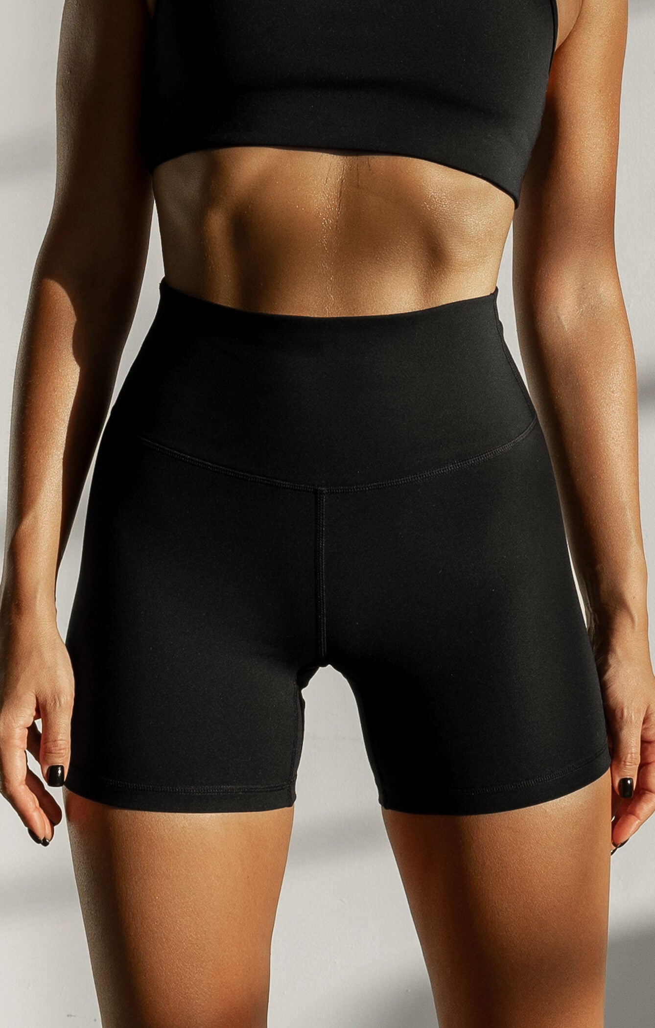 THE A.T.G SCULPT™ MINI BIKE SHORT - BUTTER BLACK