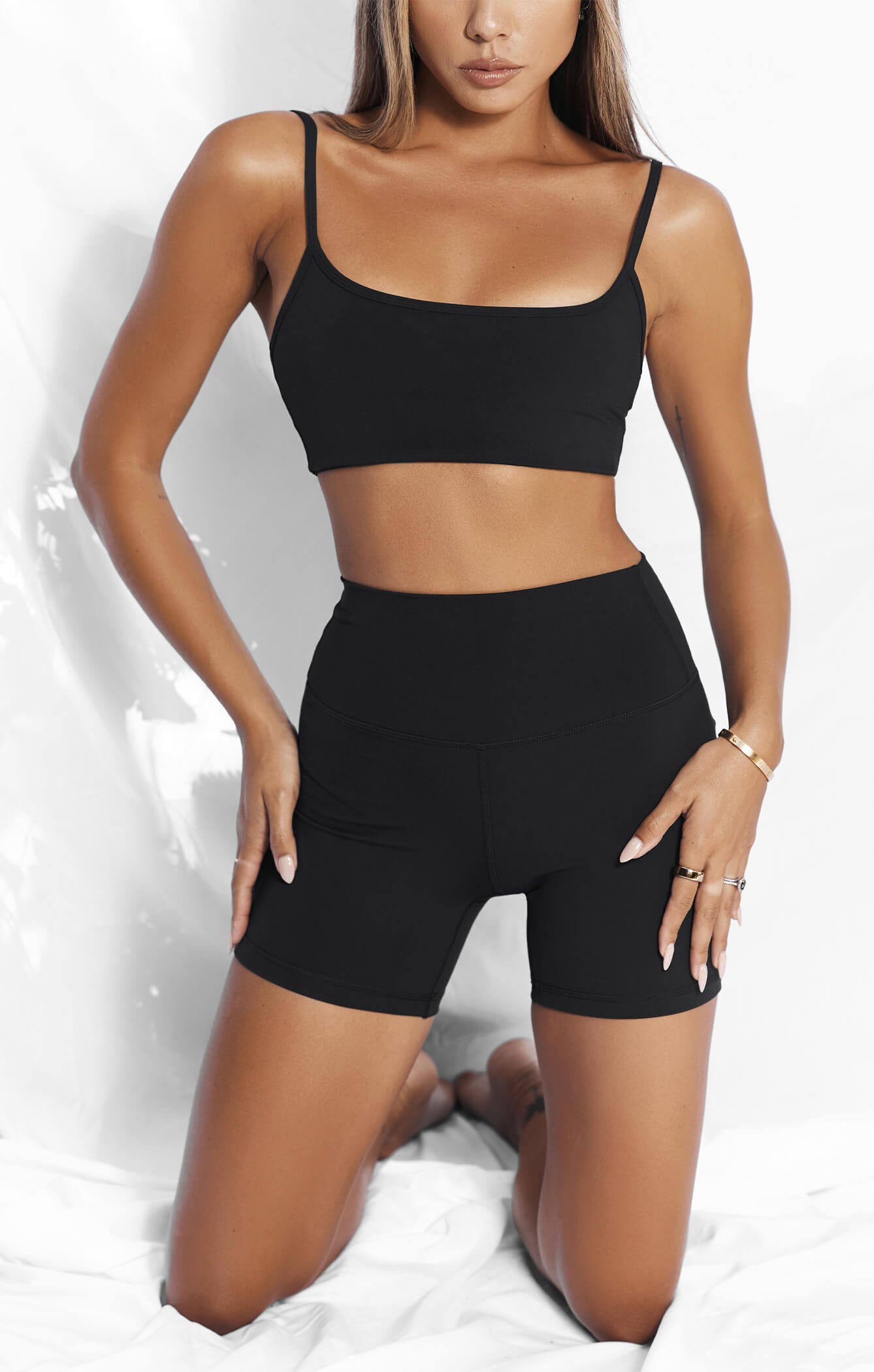 THE A.T.G SCULPT™ MINI BIKE SHORT - BUTTER BLACK