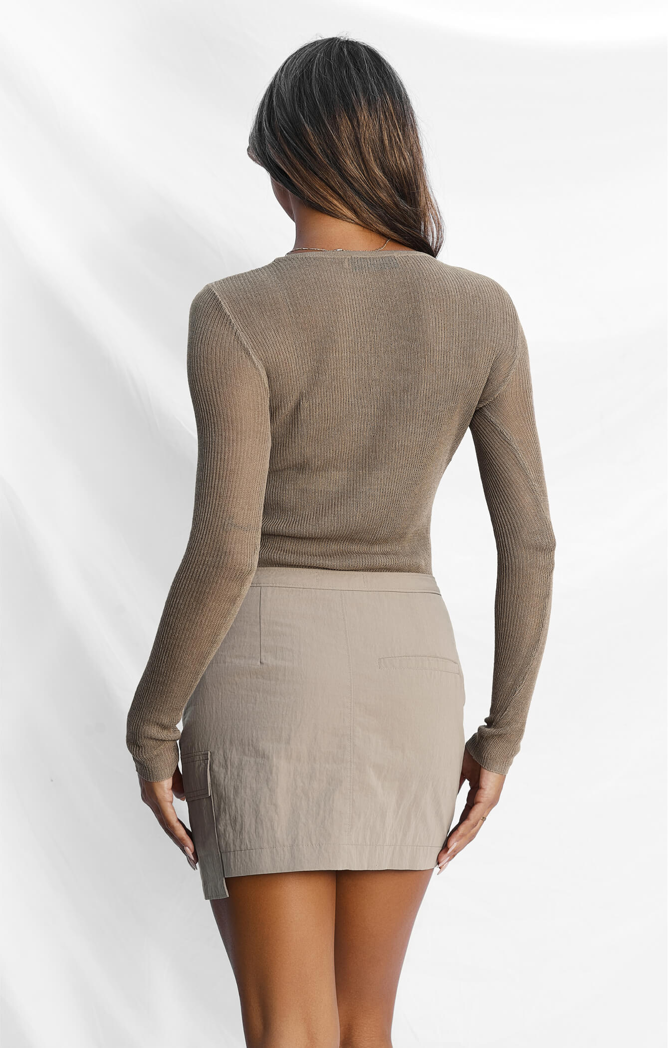 THE KNITTED LONG SLEEVE - SLATE