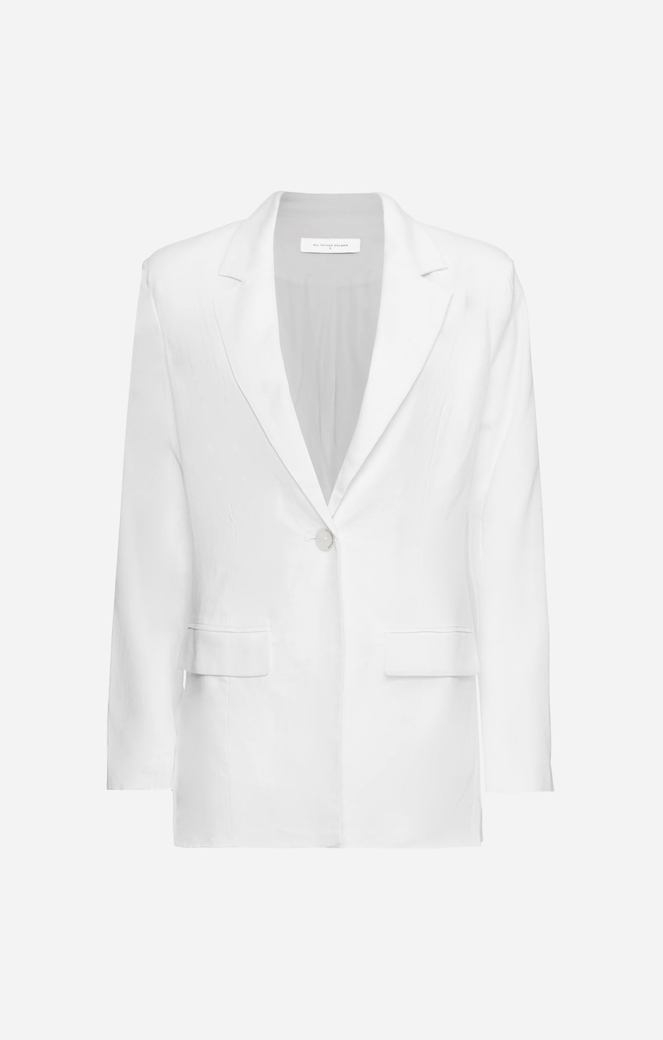 THE LINEN CLASSIC BLAZER - WHITE