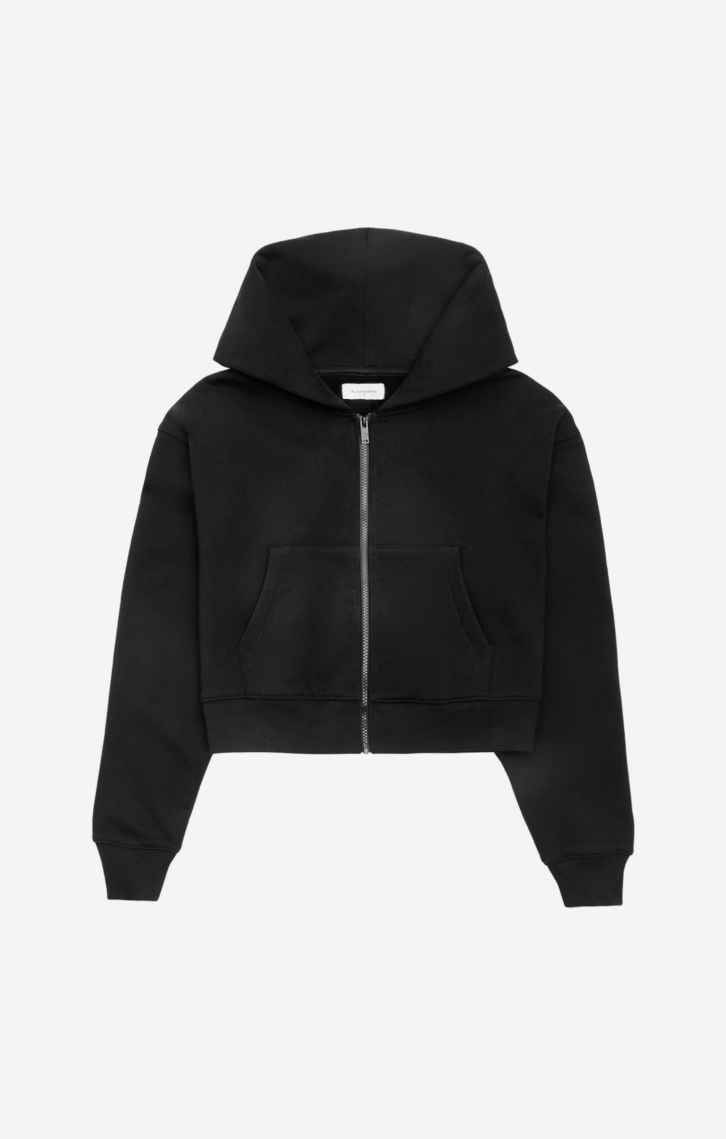 THE SWEAT™ ZIP UP HOODIE - BLACK