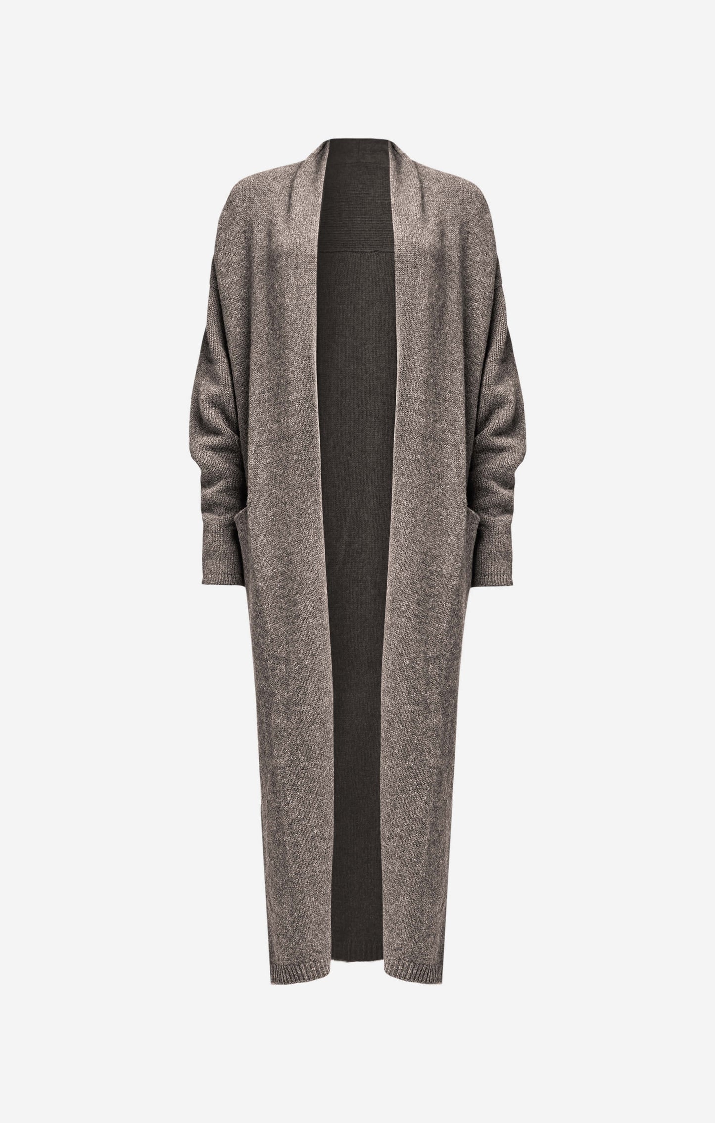 THE CARDIGAN COAT - NEUTRAL MARLE
