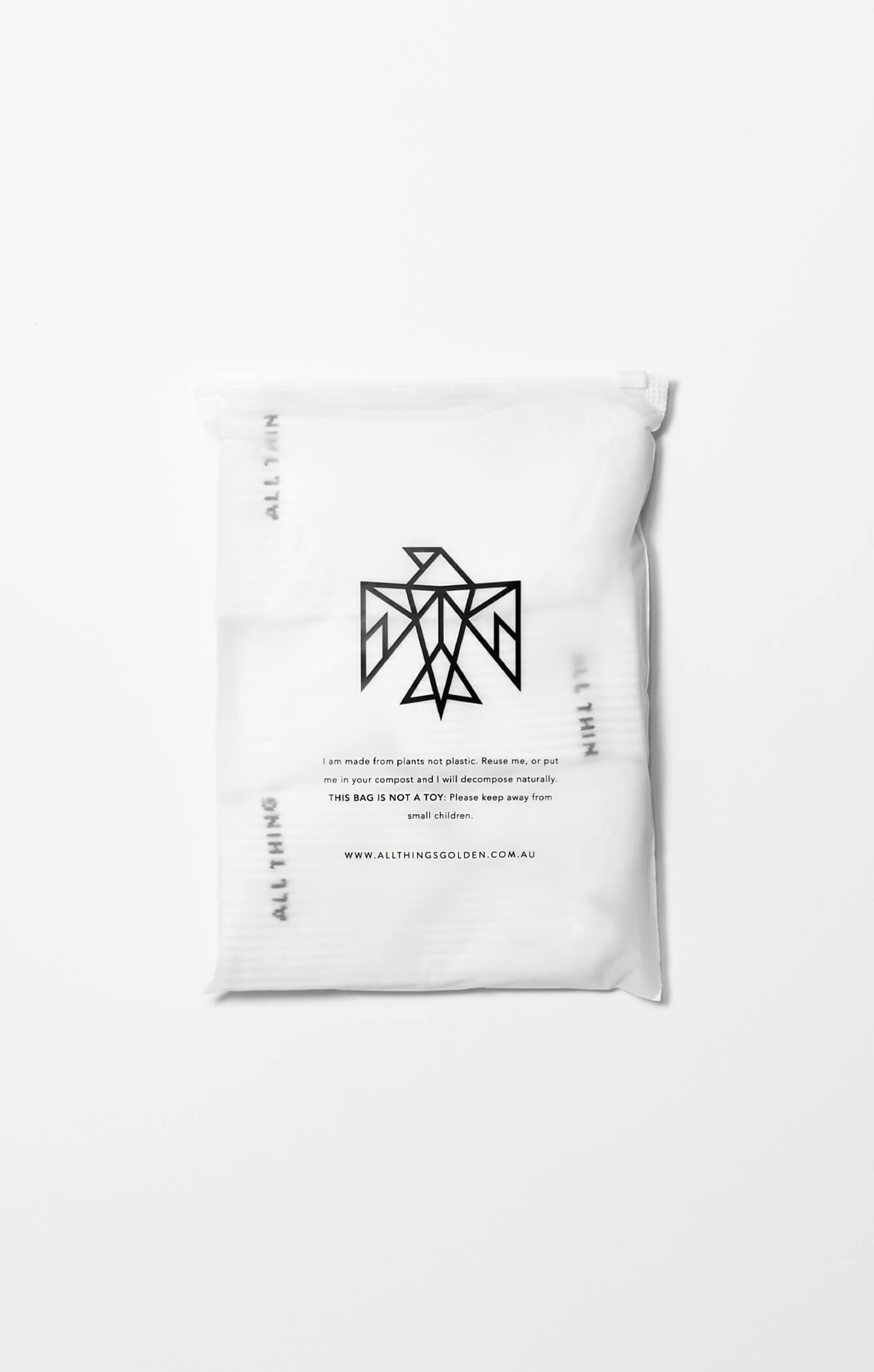 THE A.T.G CREW SOCK 3 PACK - WHITE