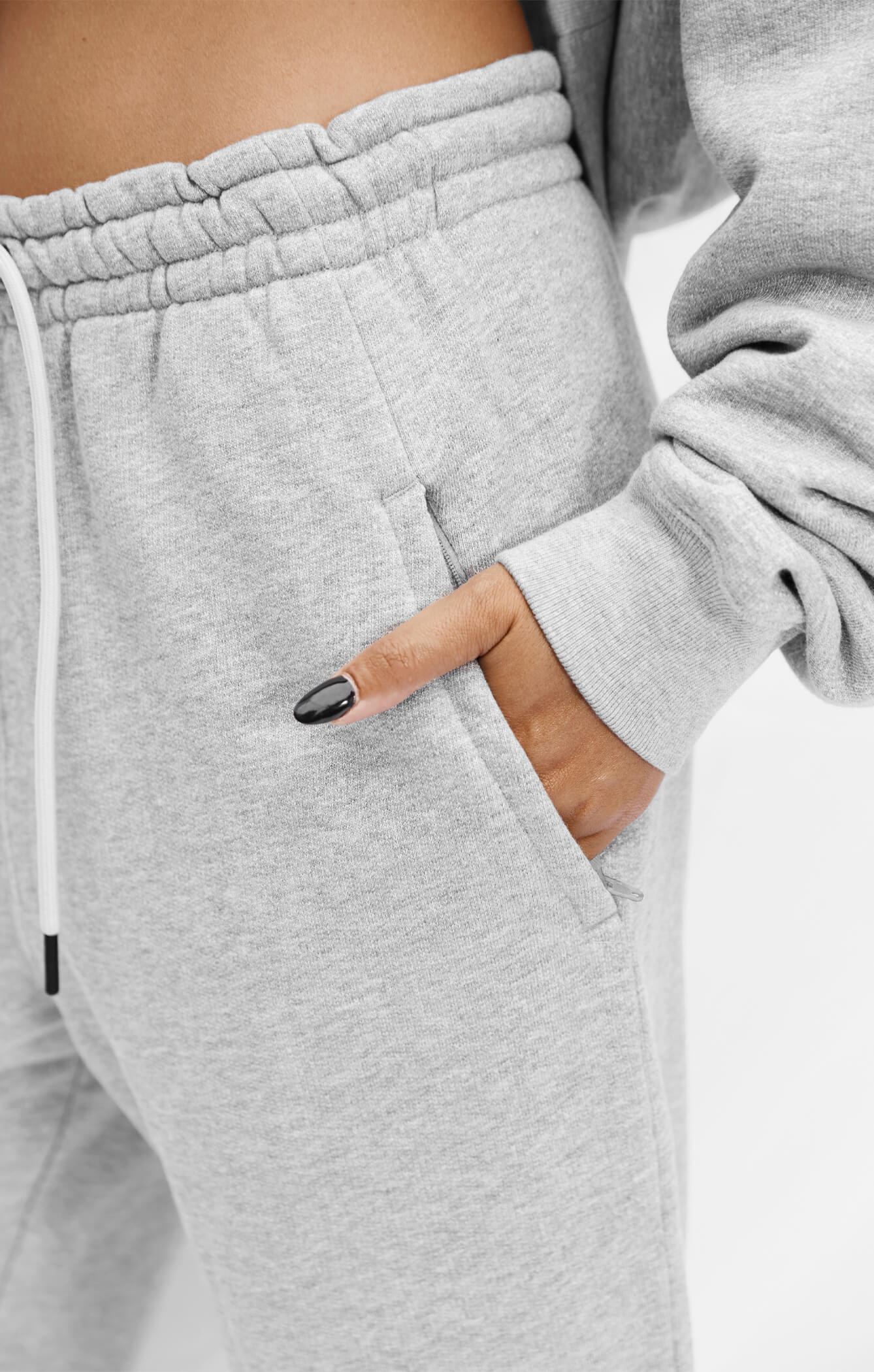 THE SWEAT™ TRACK PANT - HEATHER GREY
