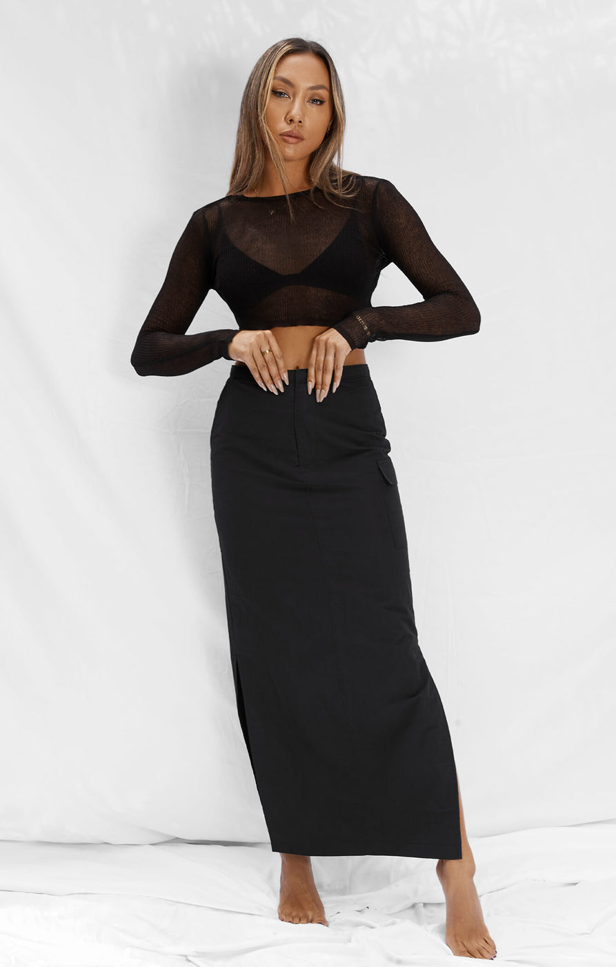 THE CARGO MAXI - BLACK – All Things Golden