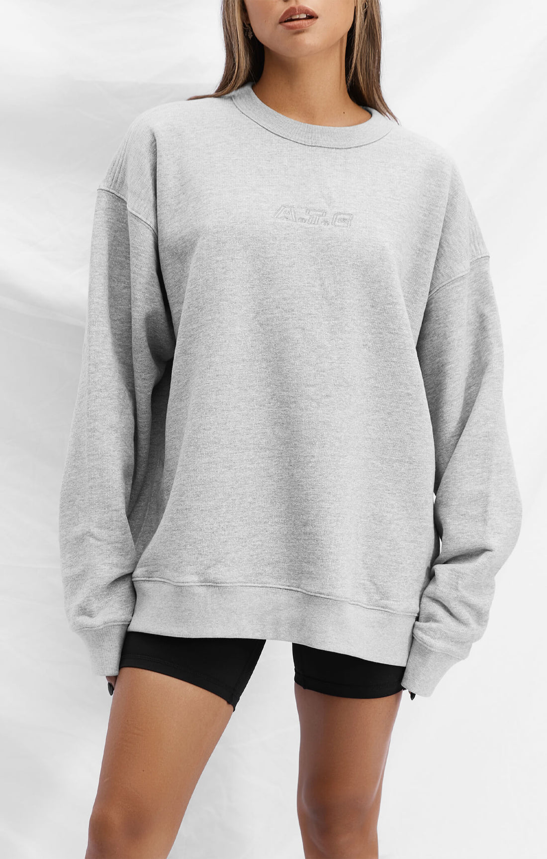 THE SWEAT™ CREW - HEATHER GREY