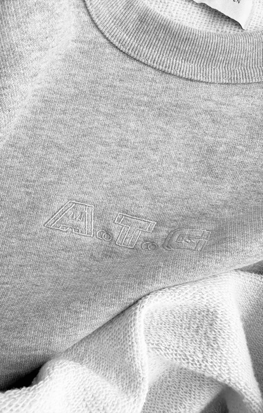 THE A.T.G SWEAT™ CREW - HEATHER GREY – All Things Golden