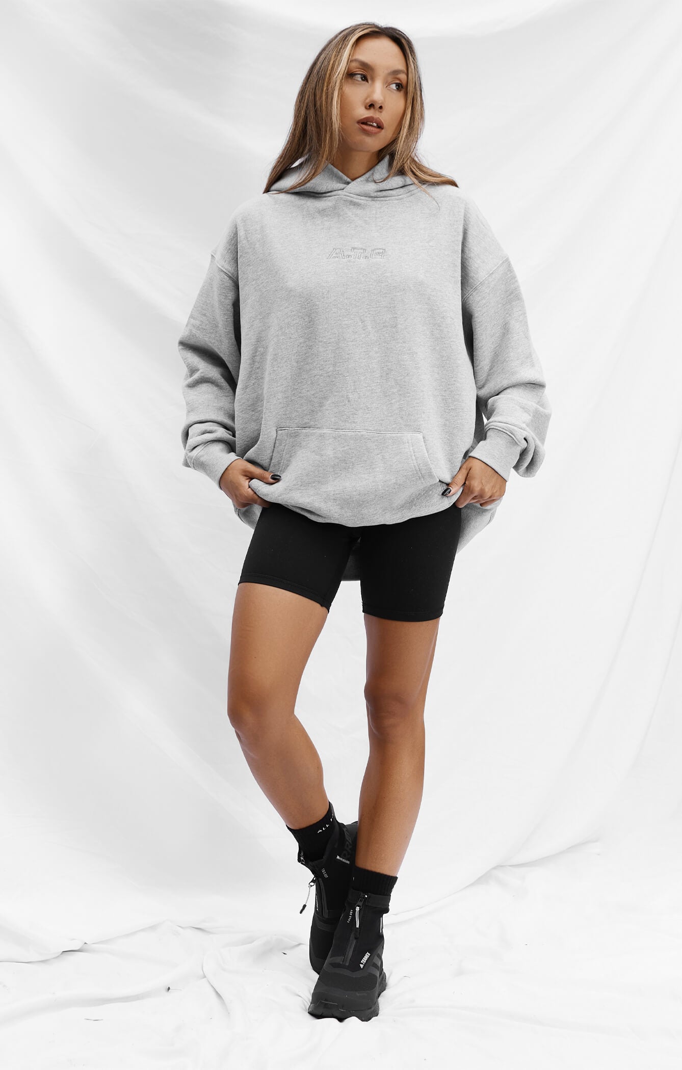 THE A.T.G SWEAT™ HOODIE - HEATHER GREY