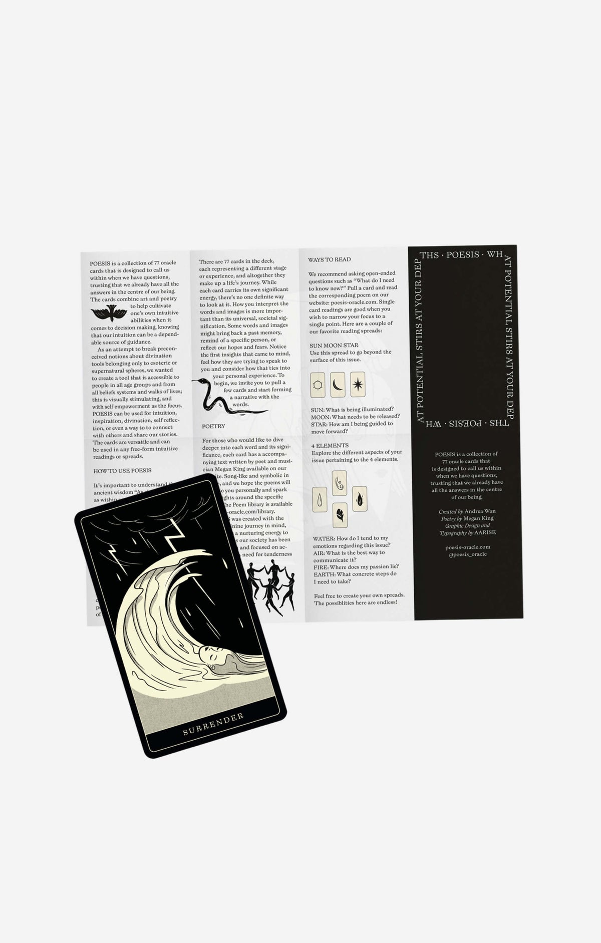 POESIS - ORACLE DECK + GUIDE BOOK SET