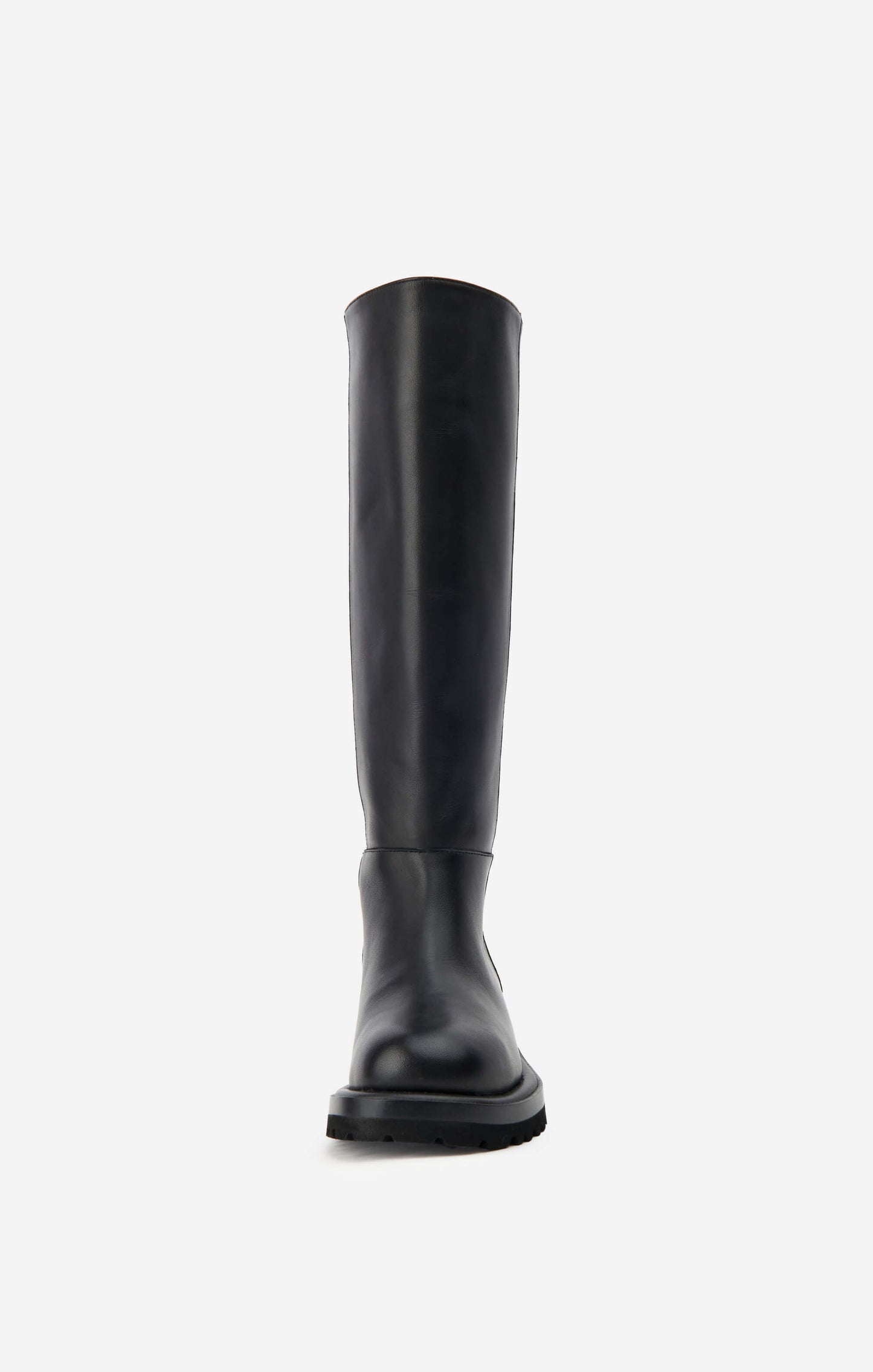 THE SILVIE BOOT - BLACK LEATHER