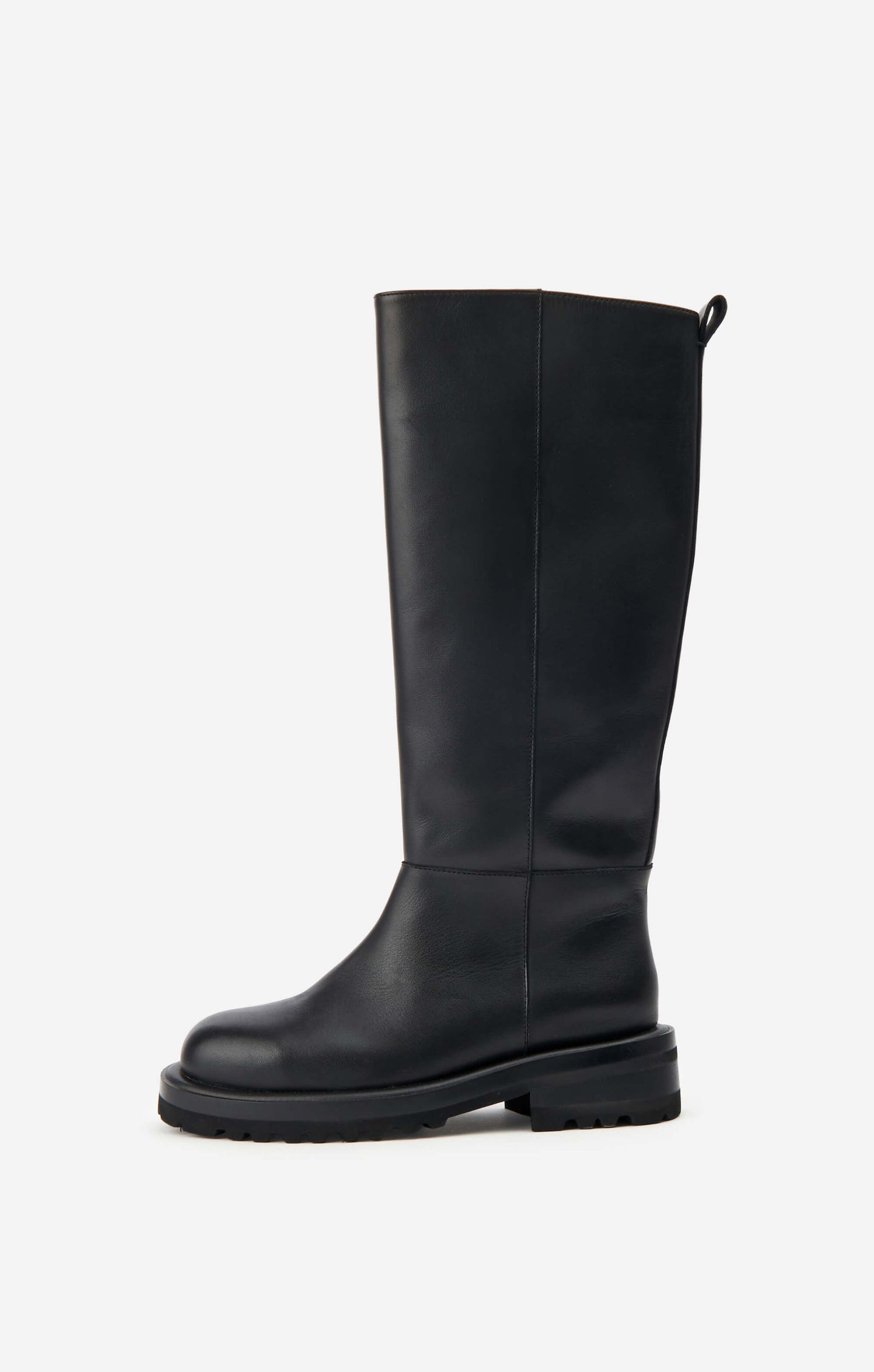 THE SILVIE BOOT - BLACK LEATHER