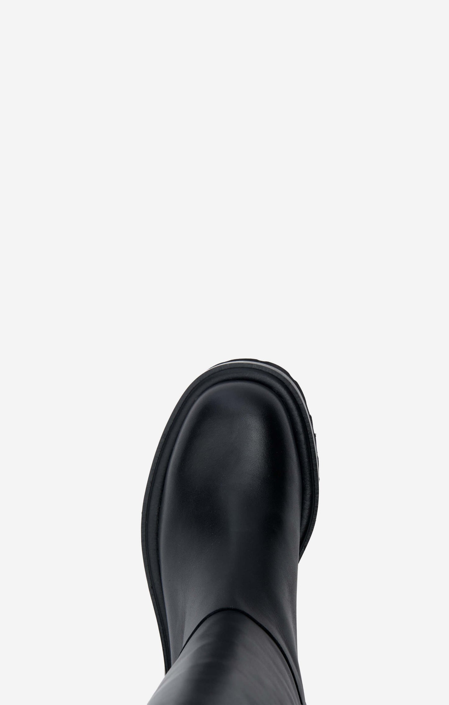 THE SILVIE BOOT - BLACK LEATHER