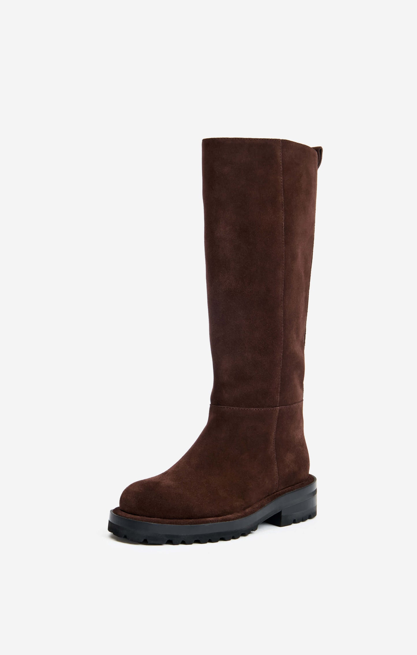 THE SILVIE BOOT - CHOC SUEDE