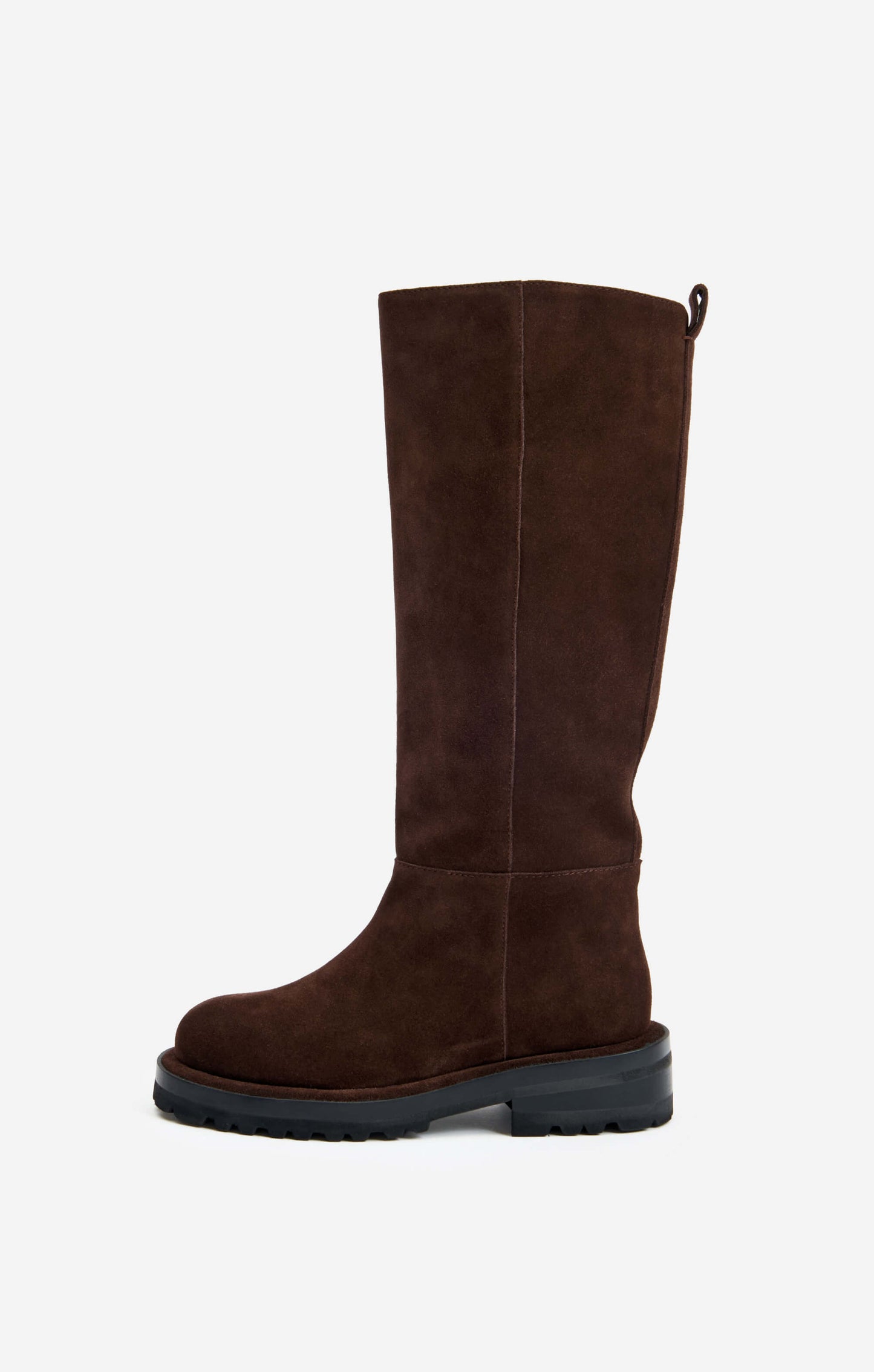 THE SILVIE BOOT - CHOC SUEDE