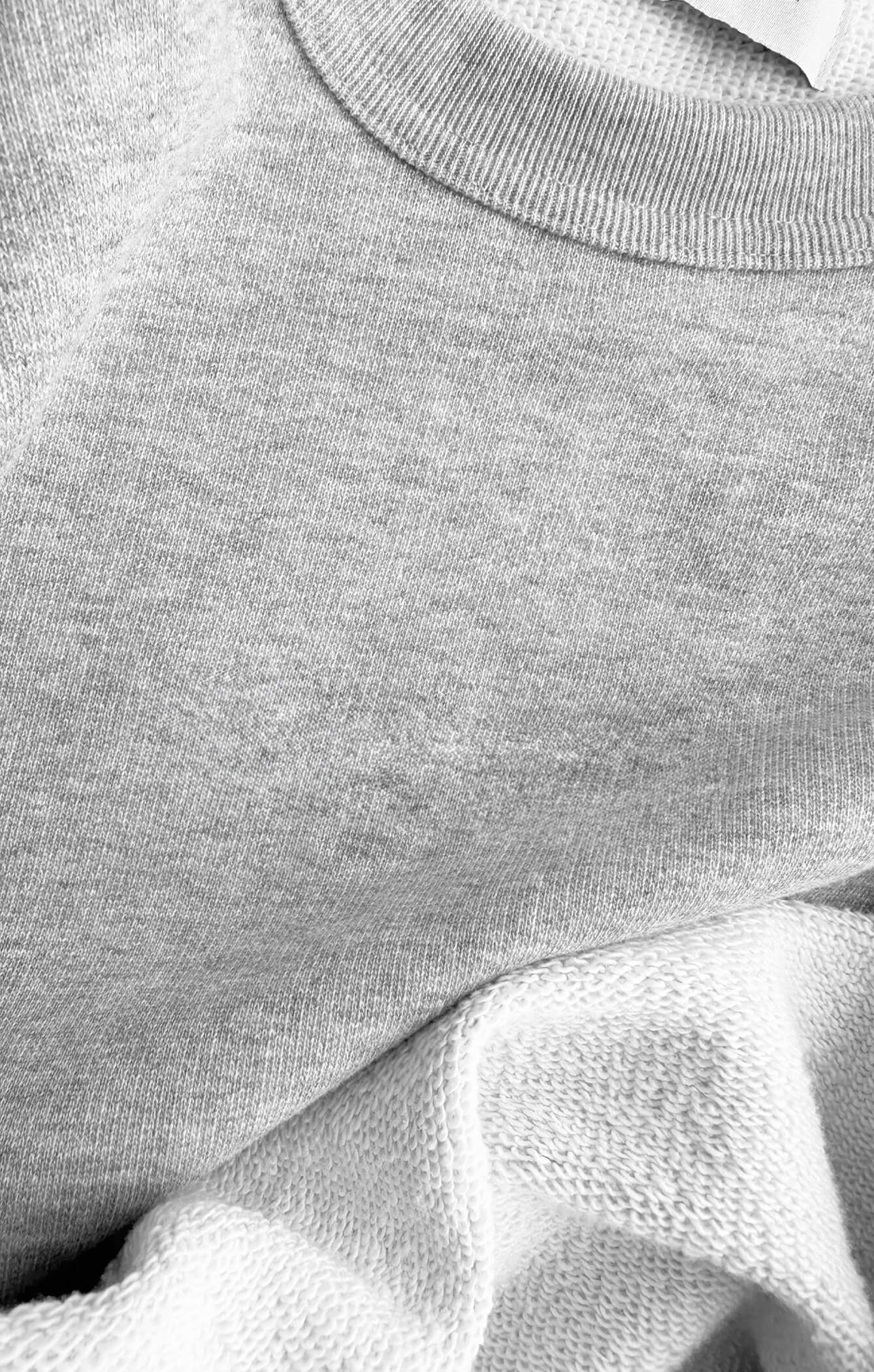 THE A.T.G SWEAT™ CROPPED CREW - HEATHER GREY