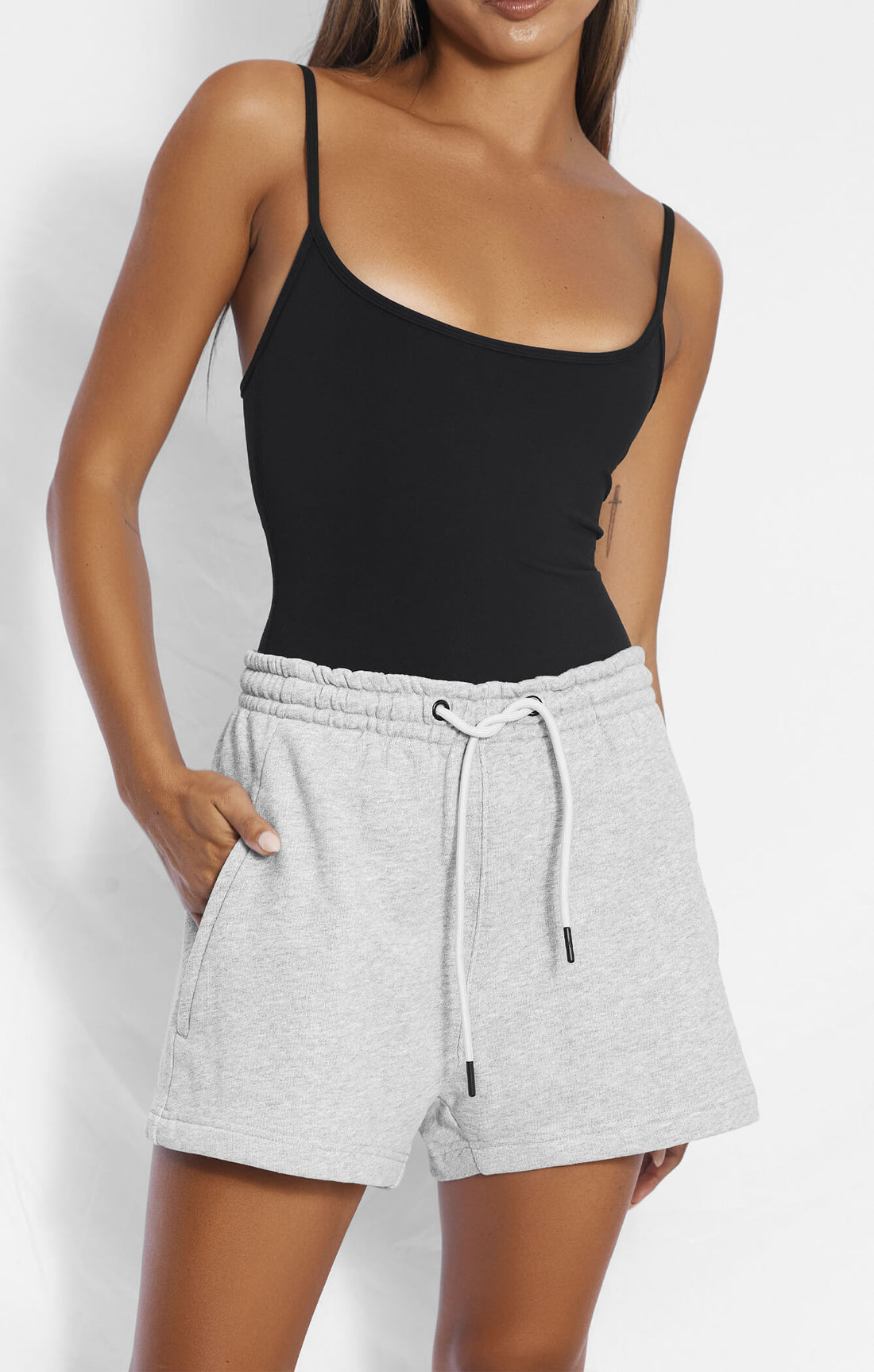THE SWEAT™ SHORT - HEATHER GREY