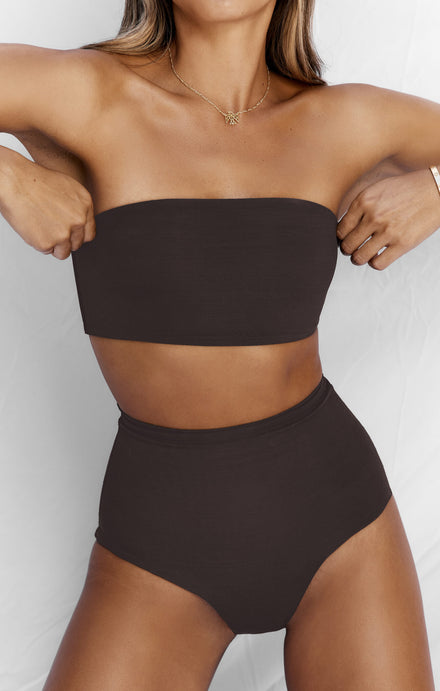 THE BASIC BLOOMERS - ESPRESSO MESH