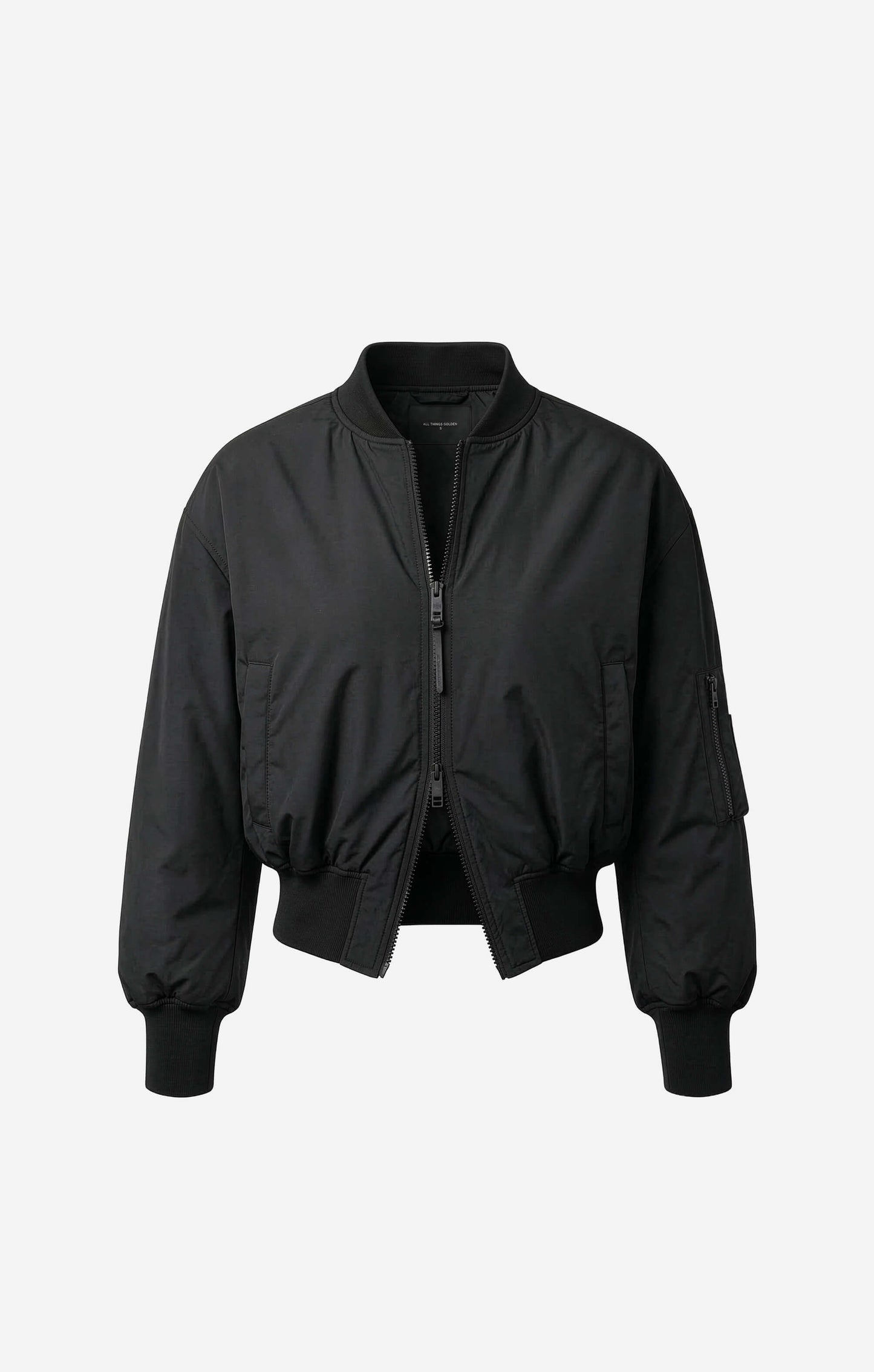 THE CLASSIC BOMBER JACKET - BLACK