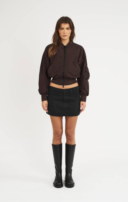 THE CLASSIC BOMBER JACKET - ESPRESSO