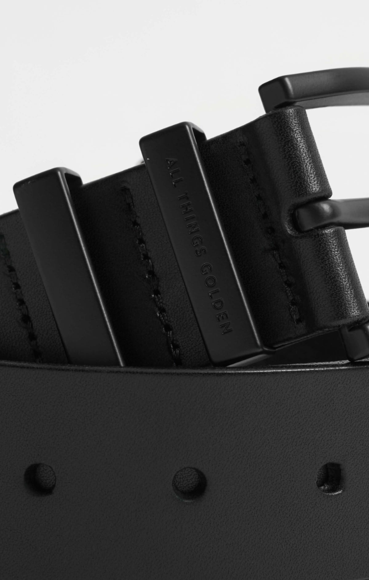 THE CLASSIC BELT - BLACK/BLACK