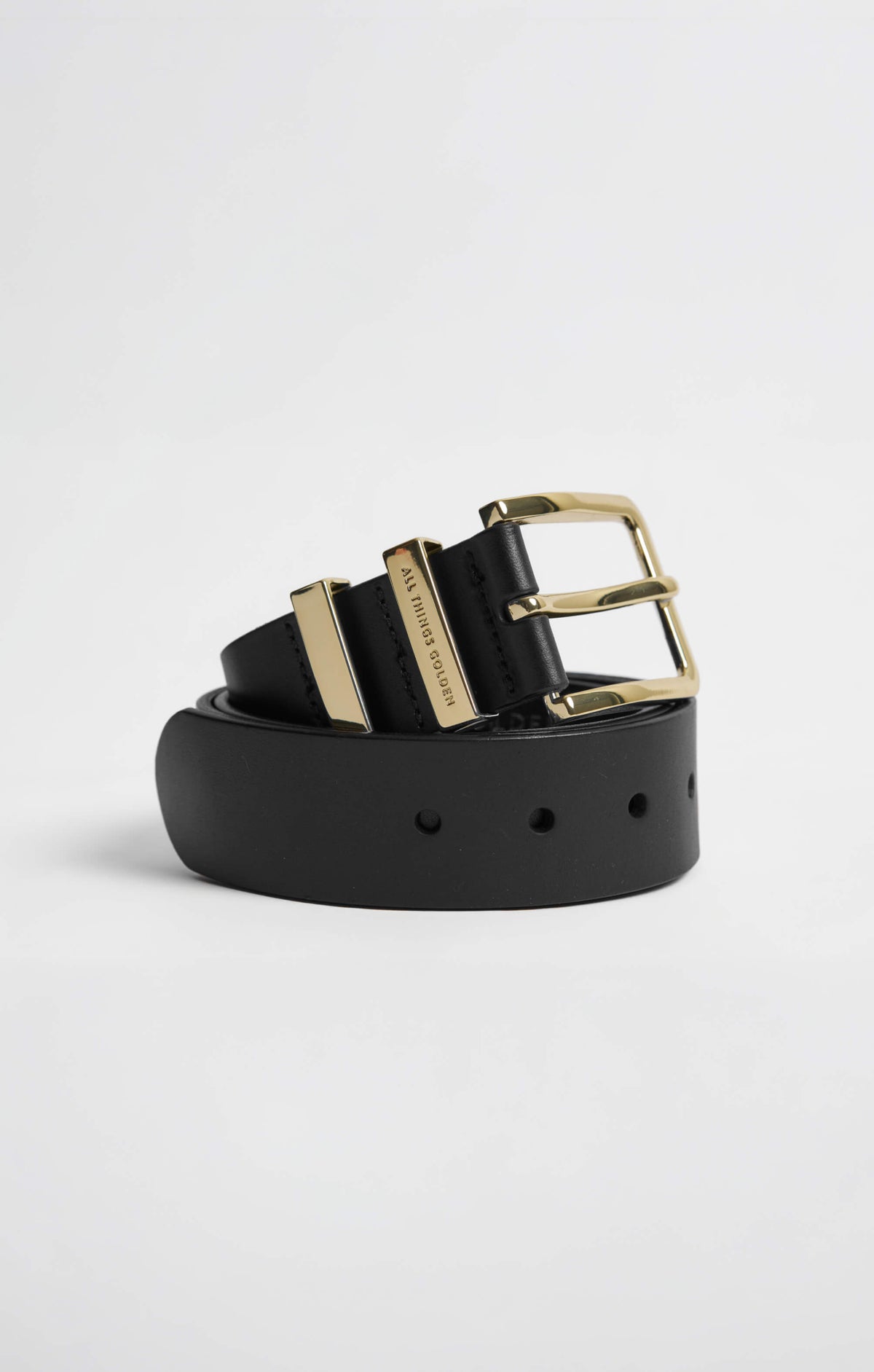 THE CLASSIC BELT - BLACK/GOLD