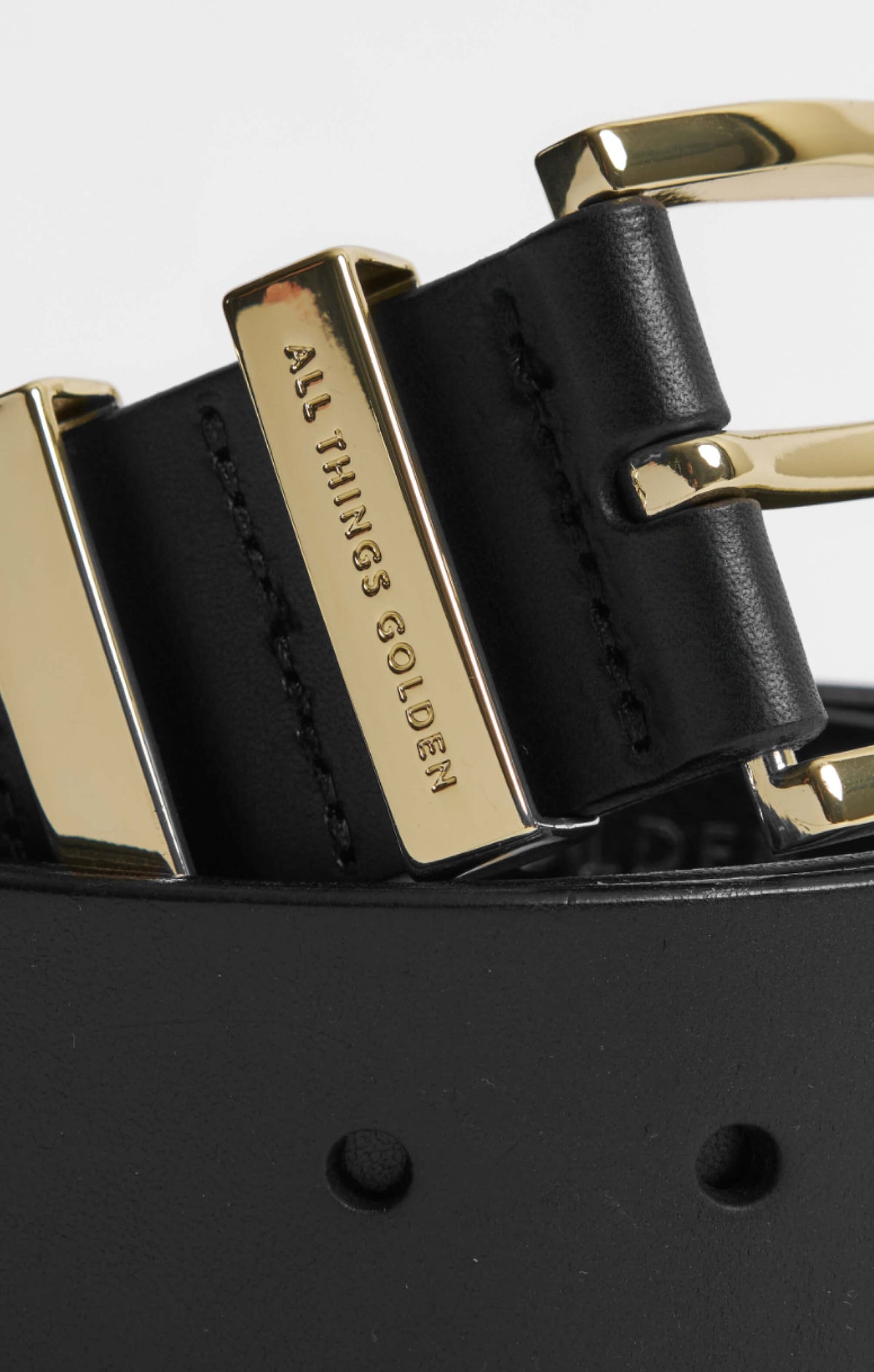 THE CLASSIC BELT - BLACK/GOLD