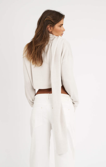 THE CROPPED UNIVERSAL KNIT 2.0 - BONE