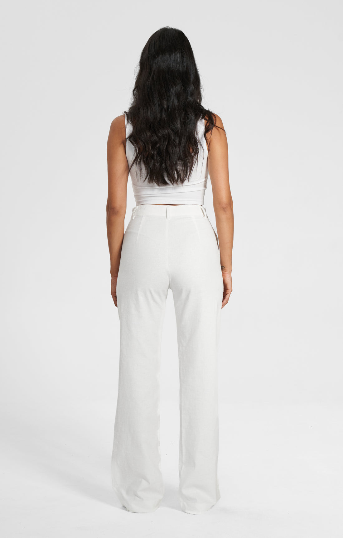 THE LINEN CLASSIC PANT - WHITE