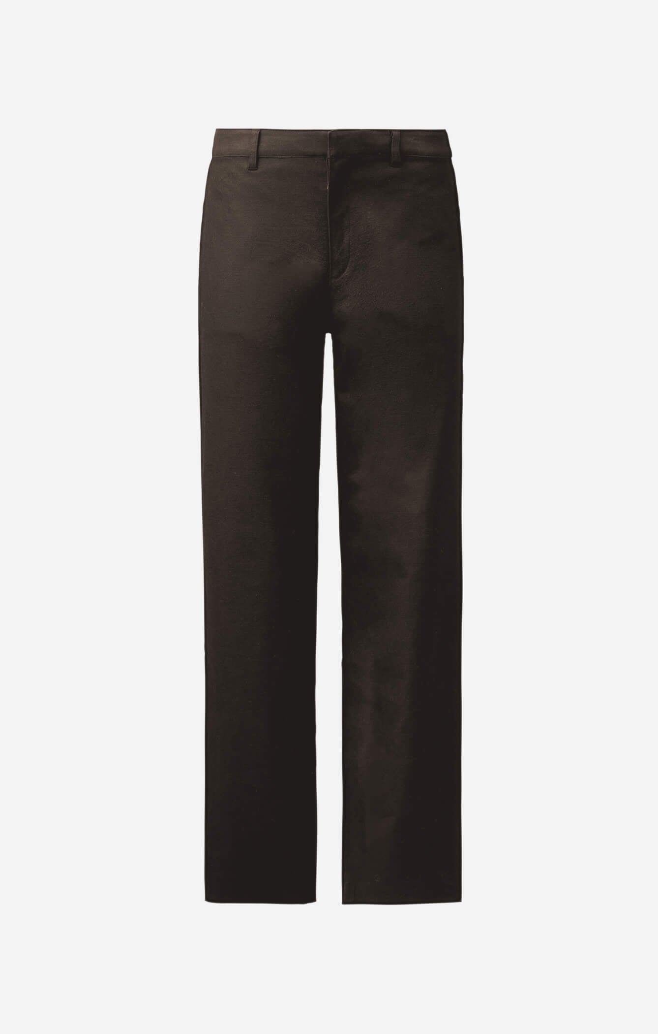 THE LINEN LOW RISE PANT - ESPRESSO