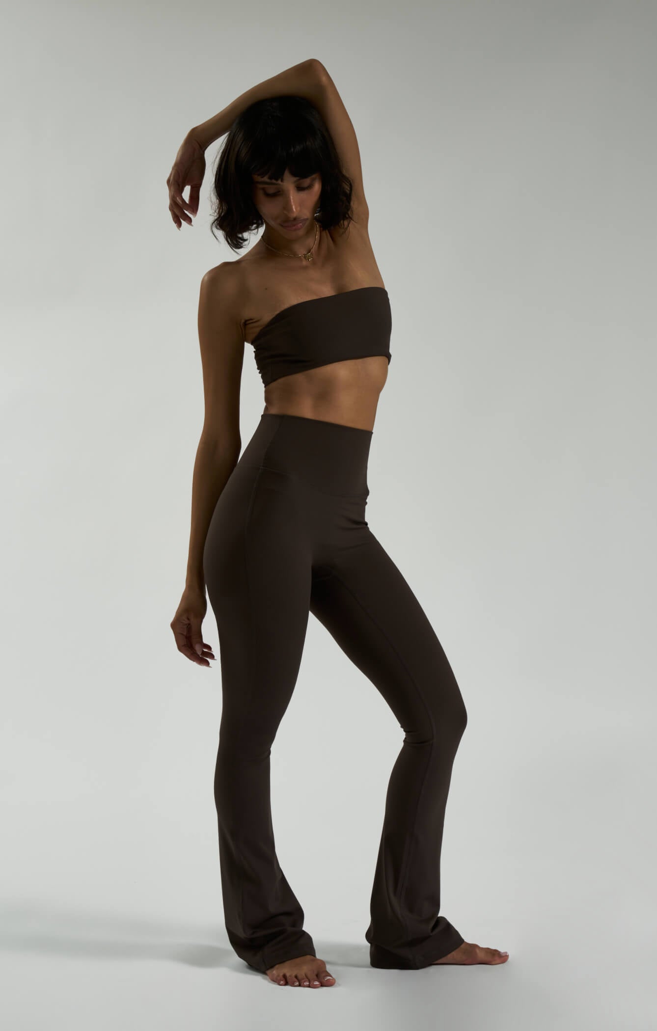 THE SCULPT™ FLARES - ESPRESSO