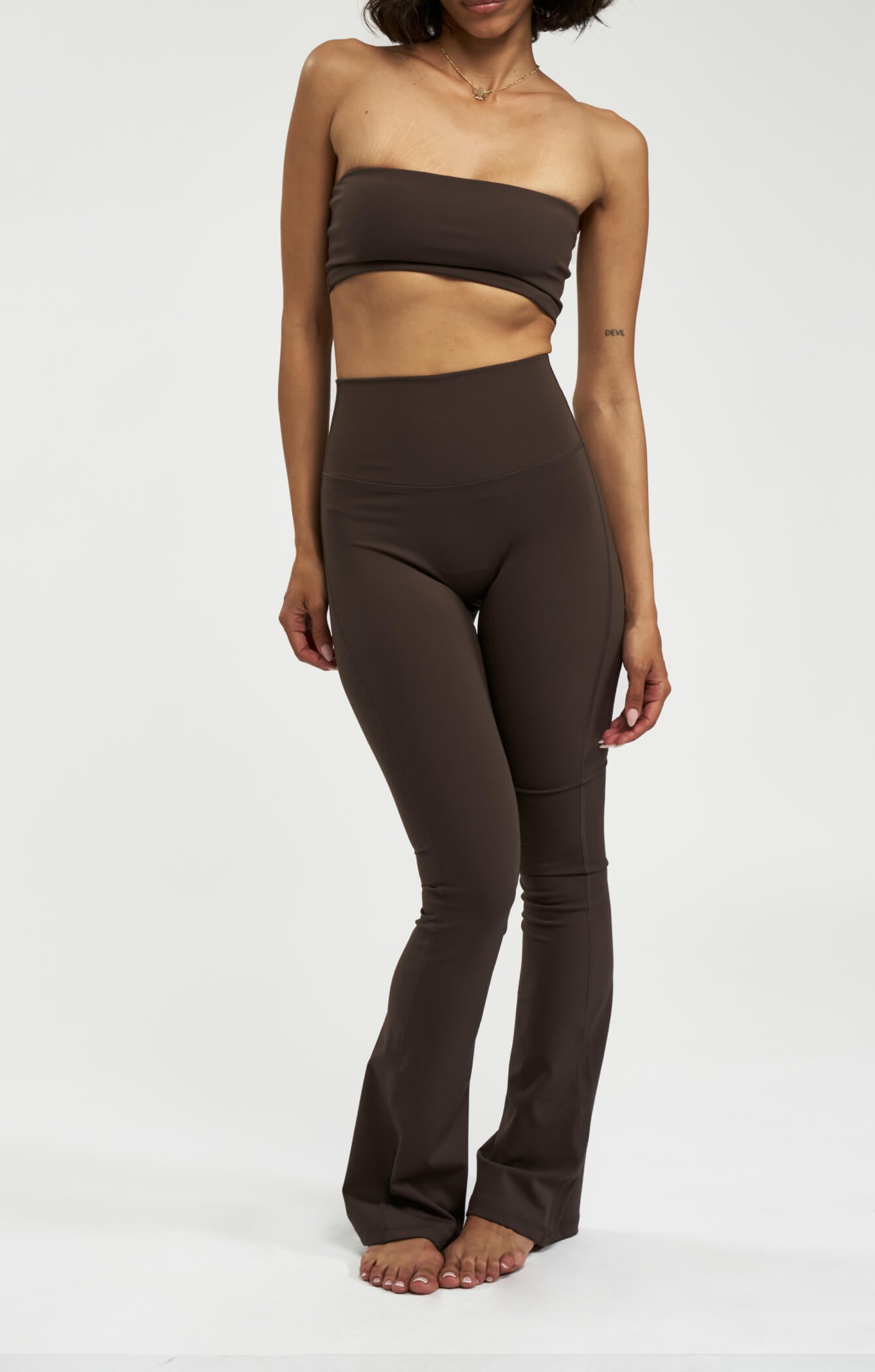 THE SCULPT™ FLARES - ESPRESSO