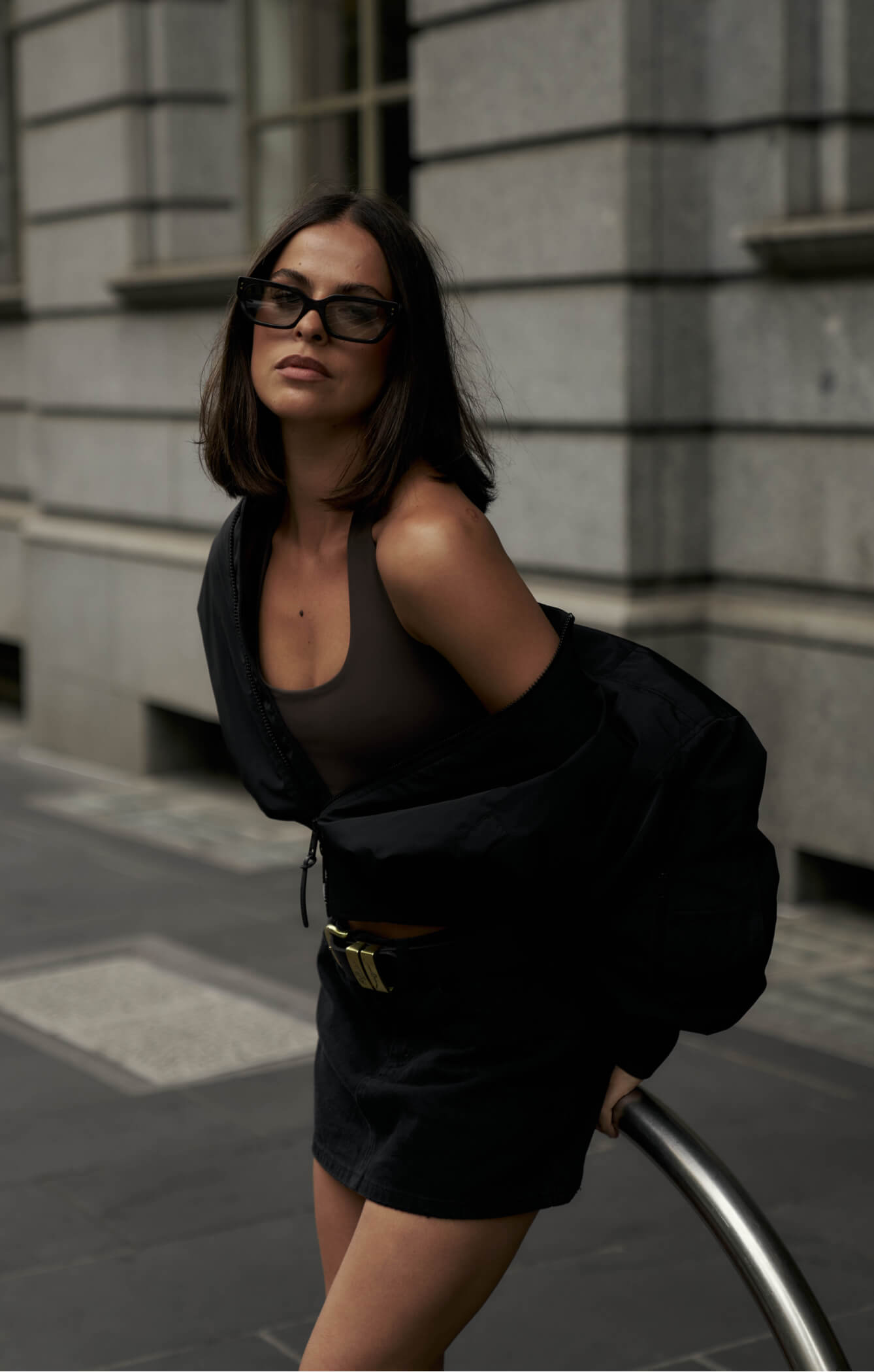 THE SCULPT™ HALTER TANK - ESPRESSO