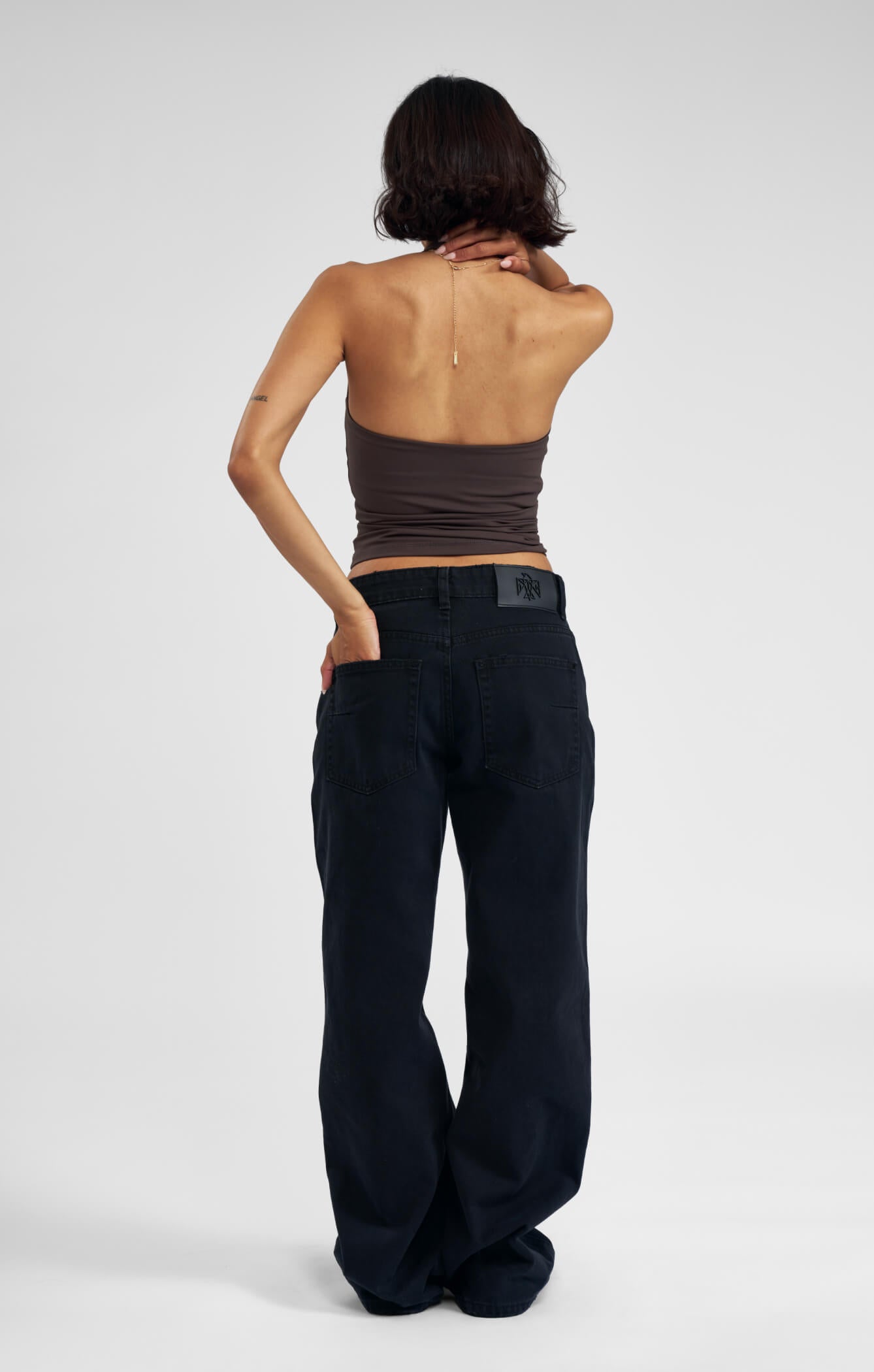 THE SCULPT™ HALTER TANK - ESPRESSO