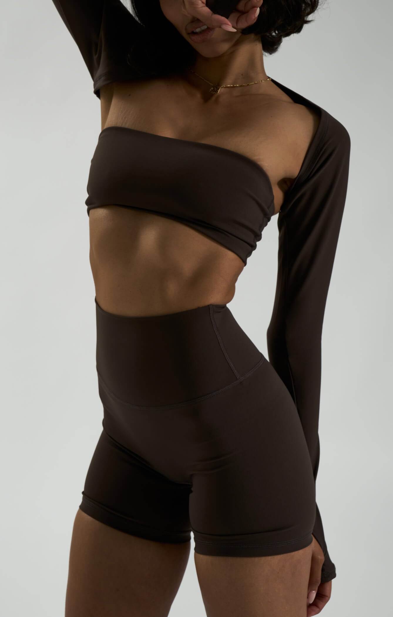 THE SCULPT™ MINI BIKE SHORT - ESPRESSO