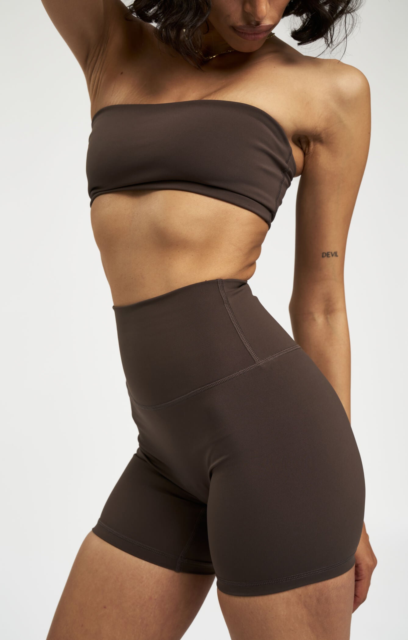 THE SCULPT™ MINI BIKE SHORT - ESPRESSO