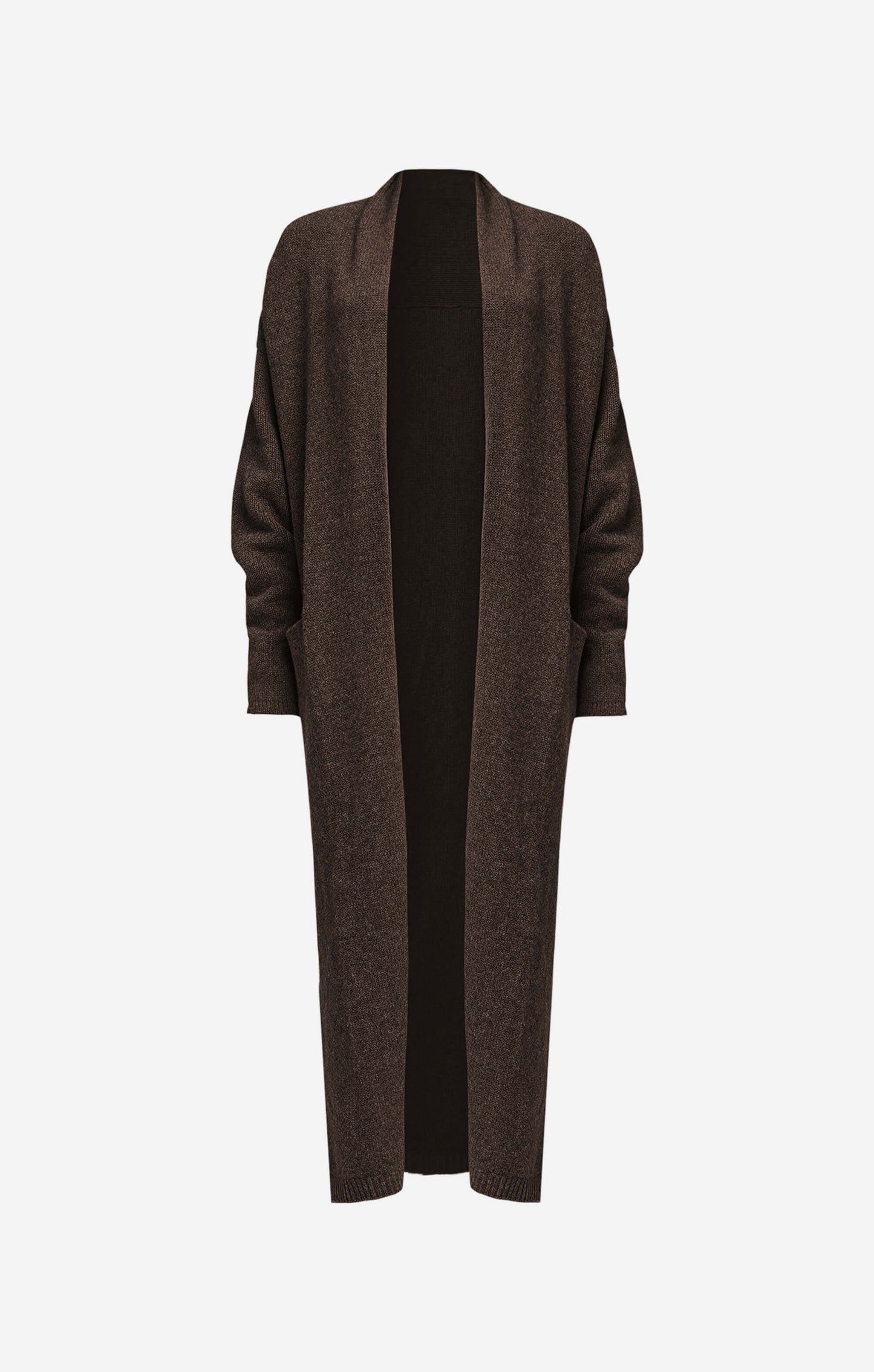 THE CARDIGAN COAT - ESPRESSO MARLE
