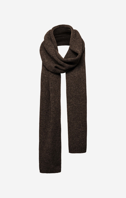THE WRAP AROUND SCARF - ESPRESSO MARLE