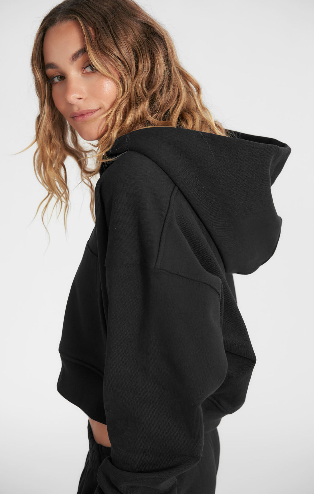 THE SWEAT™ ZIP UP HOODIE - BLACK