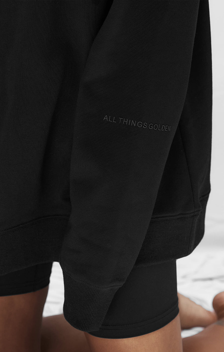 THE A.T.G SWEAT™ HOODIE - BLACK – All Things Golden