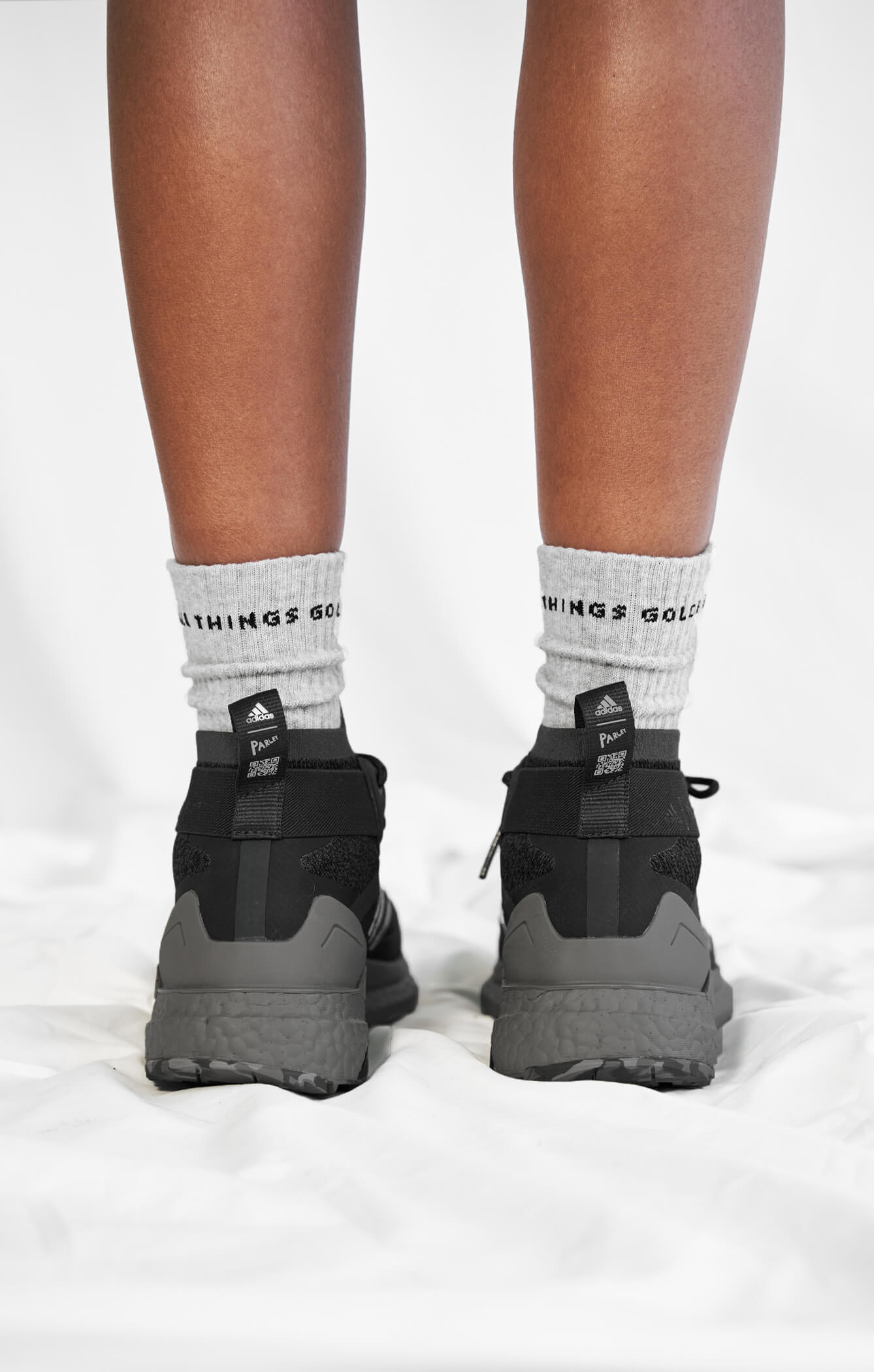 THE A.T.G CREW SOCK 3 PACK - GREY