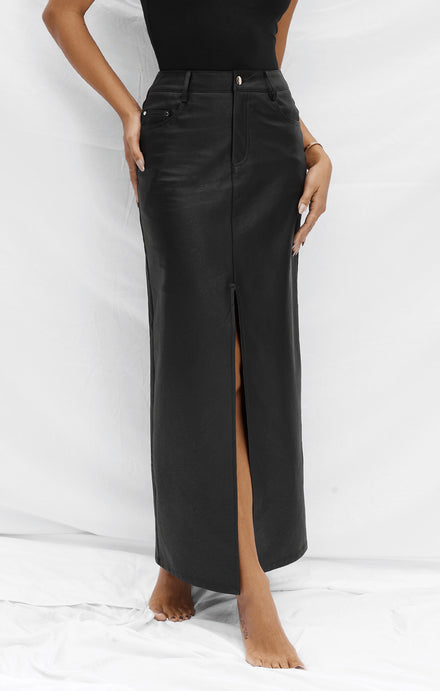 THE PEBBLED™ MAXI SKIRT