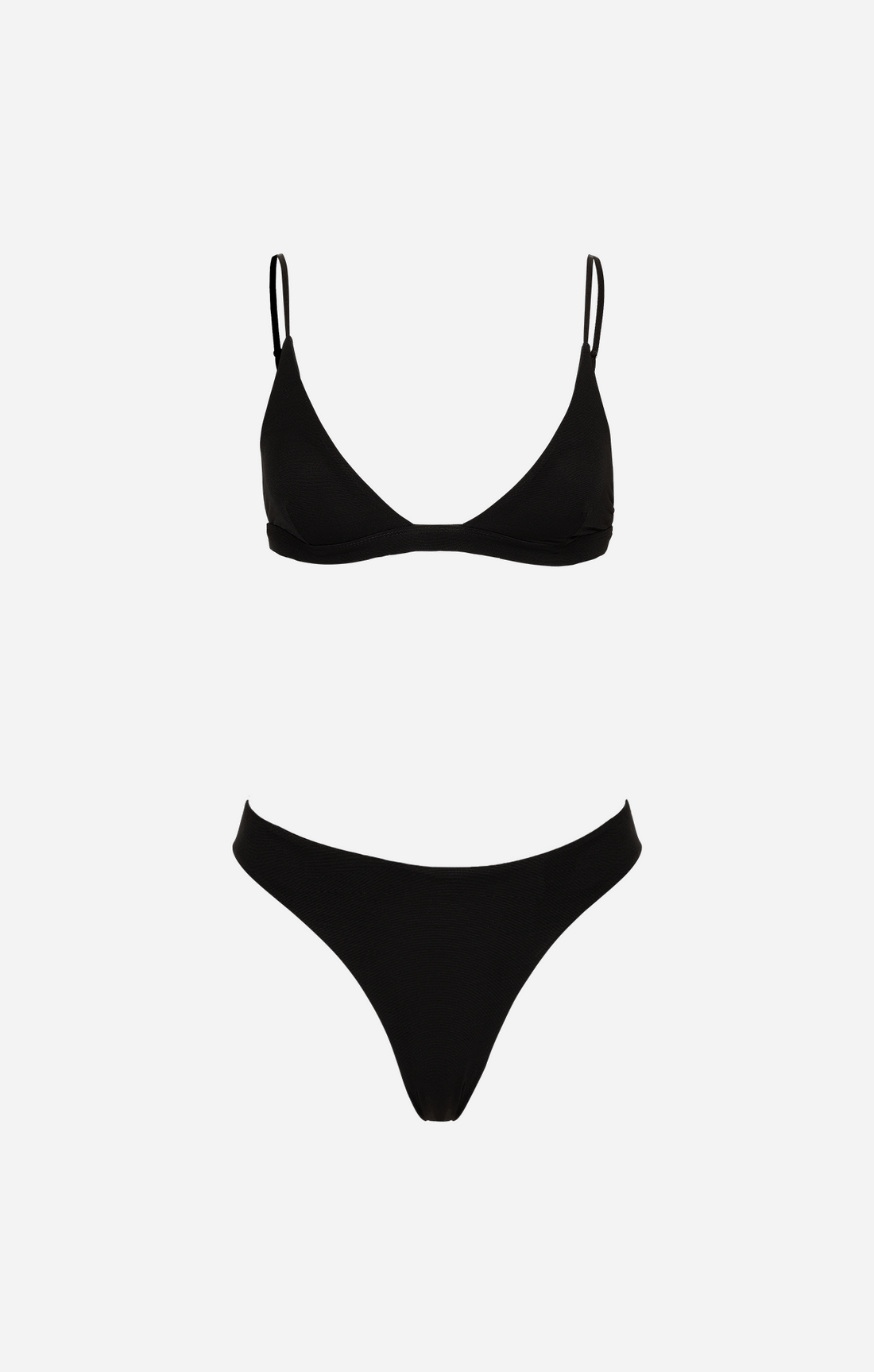 THE BRAZILIAN BIKINI BOTTOM - BLACK MESH