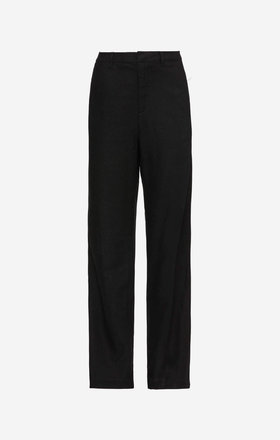 THE LINEN CLASSIC PANT - BLACK – All Things Golden