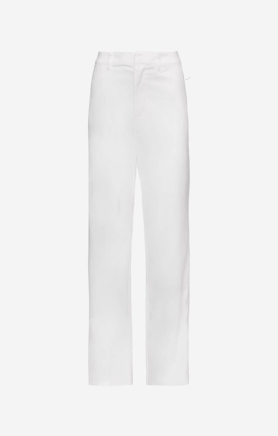THE LINEN CLASSIC PANT - WHITE – All Things Golden