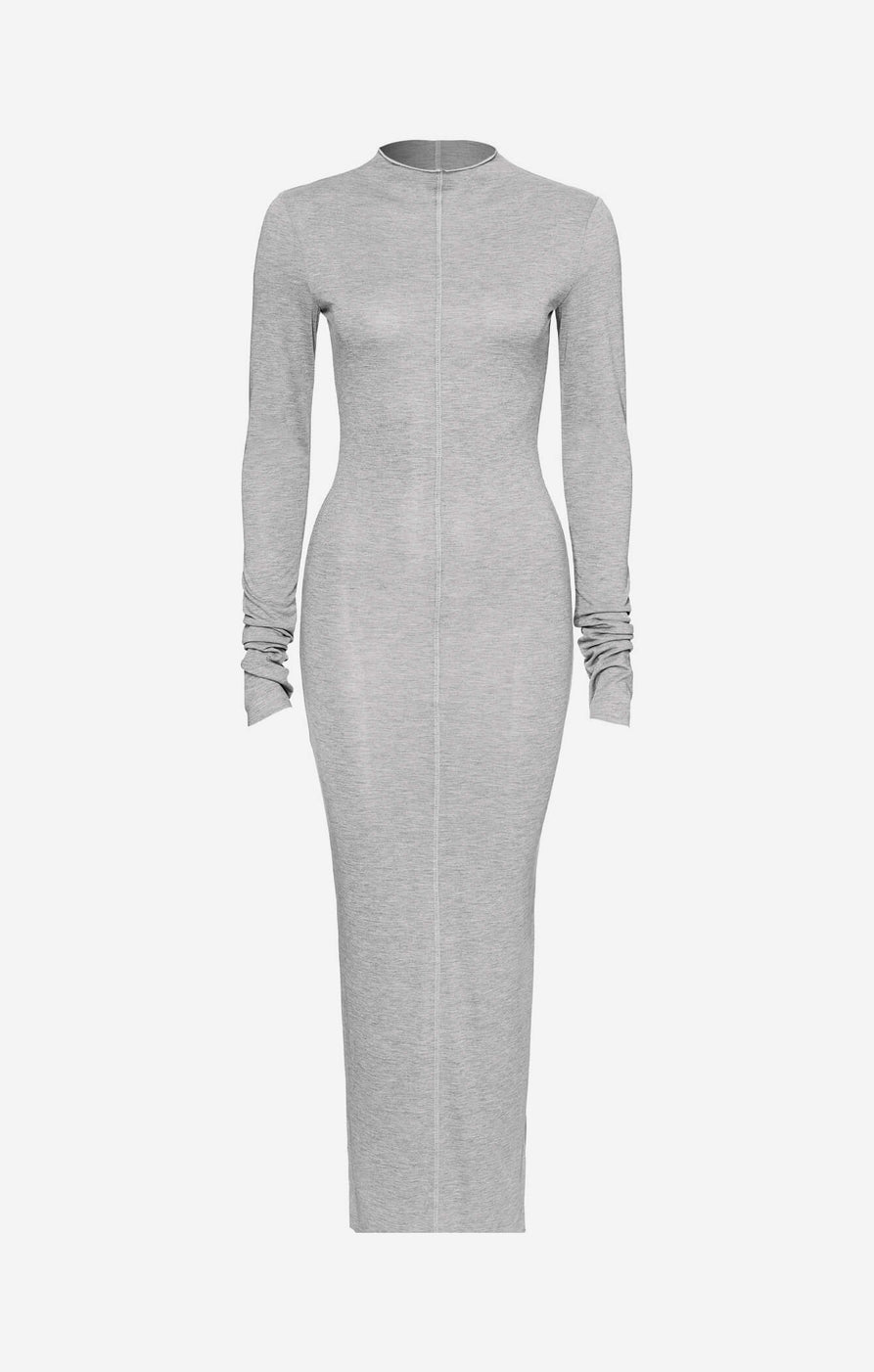 THE MODAL L/S MIDI DRESS - MID GREY – All Things Golden