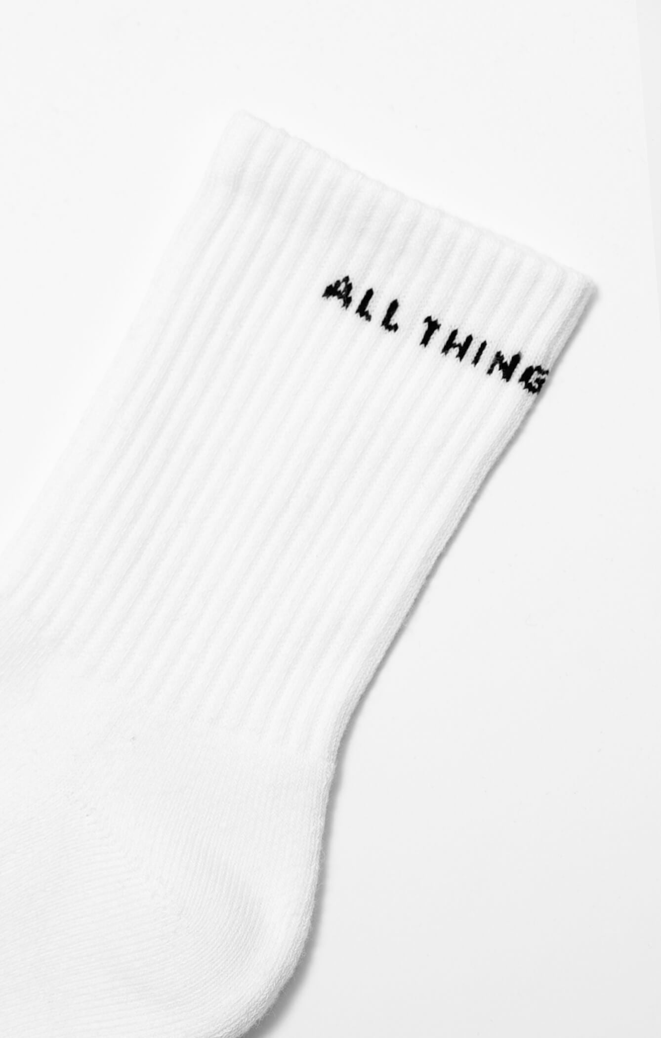 THE A.T.G CREW SOCK - WHITE