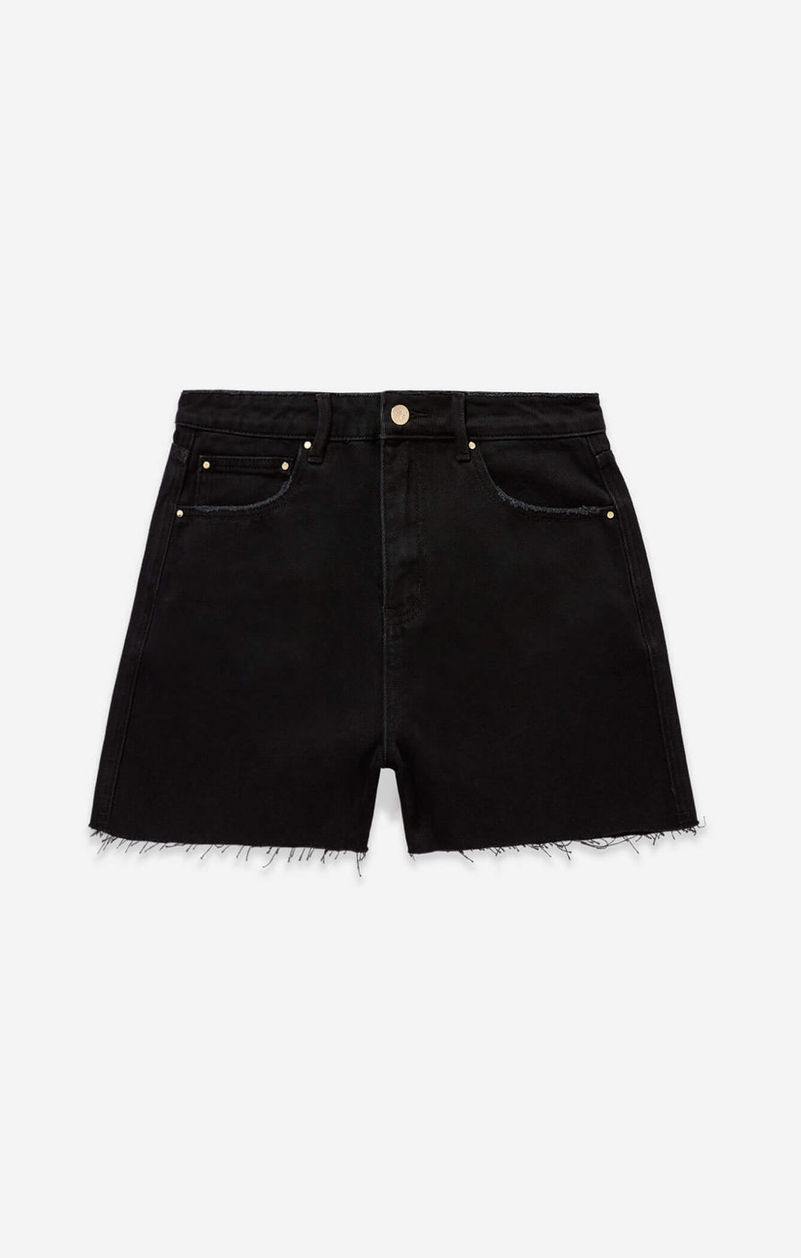 THE HIGH RISE CUT-OFF - WASHED BLACK